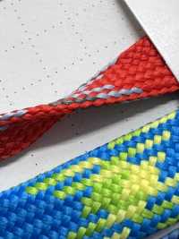 WX15 Polyester Wide Cord Bag String 15mm[Ribbon Tape Cord] Cordon Sub Photo