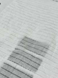 35532 Cordot Organics® 50 Thread Voile Catch Wash Finish Horizontal Stripes[Textile / Fabric] SUNWELL Sub Photo