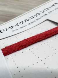 REC33S Recycled Cotton Cord Round String 5.0mm[Ribbon Tape Cord] Cordon Sub Photo