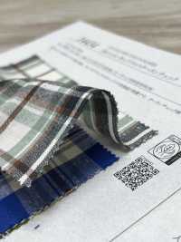 14434 20 Single Thread Cotton Nep Cross Tartan Check[Textile / Fabric] SUNWELL Sub Photo