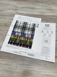 14434 20 Single Thread Cotton Nep Cross Tartan Check[Textile / Fabric] SUNWELL Sub Photo