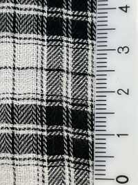35534 Fuwa.60 Single Thread Cotton Shirring Herringbone Mini Tartan Check[Textile / Fabric] SUNWELL Sub Photo