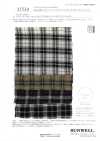 35534 Fuwa.60 Single Thread Cotton Shirring Herringbone Mini Tartan Check
