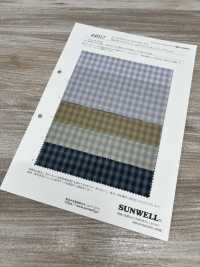 44017 30 Thread Polyester/Rayon Toro Mini Ombre Check[Textile / Fabric] SUNWELL Sub Photo