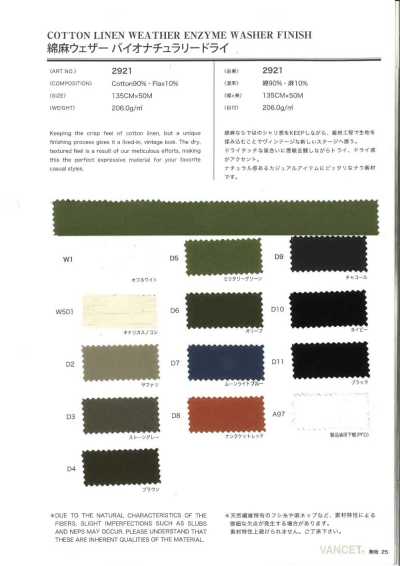Cotton Linen Weather Cloth Bio Naturally Dry