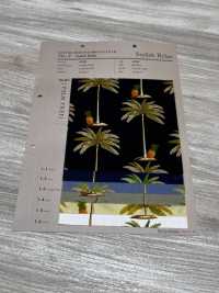 4255 Broadcloth Stylish Relax PALM TREE[Textile / Fabric] VANCET Sub Photo