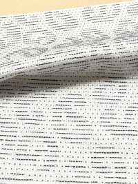 A-1664 Sashiko-style Paisley Jacquard[Textile / Fabric] ARINOBE Sub Photo