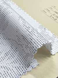 A-1581 Sashiko-style Botanical Flower Jacquard[Textile / Fabric] ARINOBE Sub Photo