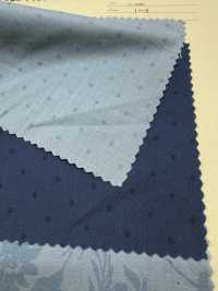 A-1510 Flower & Dot Indigo Print[Textile / Fabric] ARINOBE Sub Photo