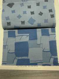 A-1532 Pattern Mix Indigo Dyed Print[Textile / Fabric] ARINOBE Sub Photo