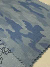 A-1532 Pattern Mix Indigo Dyed Print[Textile / Fabric] ARINOBE Sub Photo