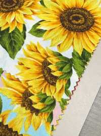 850541 Broadcloth Himawari Oil Painting Touch[Textile / Fabric] VANCET Sub Photo