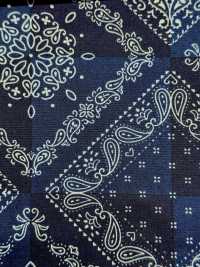 850590 Airbrushing Broadcloth BANDANA CHECKER FLAG[Textile / Fabric] VANCET Sub Photo
