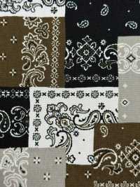 850591 Airbrushing Broadcloth BANDANA PATCHWORK[Textile / Fabric] VANCET Sub Photo