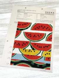 850594 Linen Canvas Watermelon[Textile / Fabric] VANCET Sub Photo