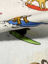 850599 Broadcloth Stylish Pop: Surfing Dogs[Textile / Fabric] VANCET Sub Photo
