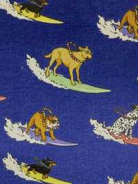 850599 Broadcloth Stylish Pop: Surfing Dogs[Textile / Fabric] VANCET Sub Photo