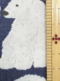 850601 Oxford Denim X Animal = Polar Bear[Textile / Fabric] VANCET Sub Photo