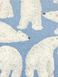 850601 Oxford Denim X Animal = Polar Bear[Textile / Fabric] VANCET Sub Photo