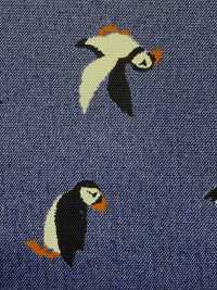 850602 Oxford Denim X Animal = Puffin[Textile / Fabric] VANCET Sub Photo