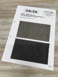 HK7071BW Musashino Sumizome Cotton Hemp Oxford, Black Dyed, OW[Textile / Fabric] KOYAMA Sub Photo