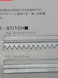 M-8000-PKK M-8000 Flame-Retardant Roll Pinking Piping[Ribbon Tape Cord] STAR BRAND (Hoshika) Sub Photo