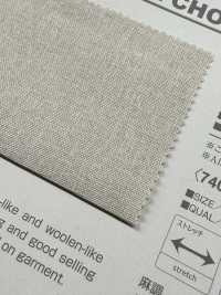 B7406Z Polyester Trousers (Chambray) Half-folded[Textile / Fabric] VANCET Sub Photo