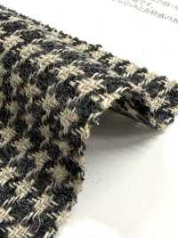 OF7258 Fluffy, Thick Count, Classic Linen Wool Houndstooth[Textile / Fabric] Oharayaseni Sub Photo