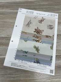 AP62202 My Fluffy Friends Animal Loomstate (Round)[Textile / Fabric] COSMO TEXTILE Sub Photo