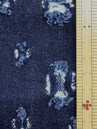 WALA-30ID Waracut Random Square Pattern Denim[Textile / Fabric] DUCK TEXTILE Sub Photo