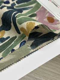 8026-1790-2 Linen Loomstate Art Botanical Print[Textile / Fabric] HOKKOH Sub Photo