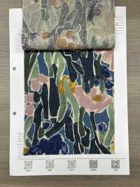 8026-1790-2 Linen Loomstate Art Botanical Print[Textile / Fabric] HOKKOH Sub Photo