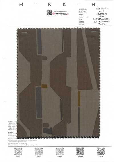 7026-1820-2 30CRW Viyella Geometric