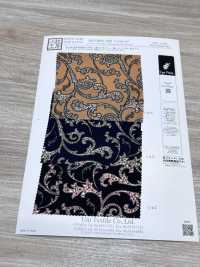 KKP8032-58D-BK-487 Sil Dew Satin Wide Width[Textile / Fabric] Uni Textile (Komon Kobo) Additional Images