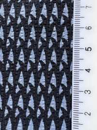 KKP8585-55-SB-218 Seersucker Stretch Wide Width Multicolor Print[Textile / Fabric] Uni Textile (Komon Kobo) Additional Images