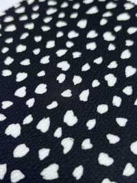 KKP9144-36 Stretch Hammer Satin Petal Dot[Textile / Fabric] Uni Textile (Komon Kobo) Additional Images