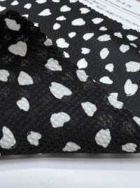 KKP9144-36 Stretch Hammer Satin Petal Dot[Textile / Fabric] Uni Textile (Komon Kobo) Additional Images