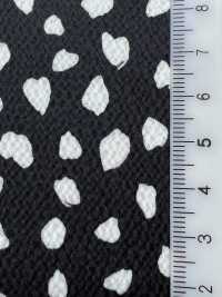 KKP9144-36 Stretch Hammer Satin Petal Dot[Textile / Fabric] Uni Textile (Komon Kobo) Additional Images