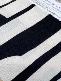 KKP9144-W-SB-278 Stretch Hammer Satin Wide Width Brushed Stripe[Textile / Fabric] Uni Textile (Komon Kobo) Additional Images