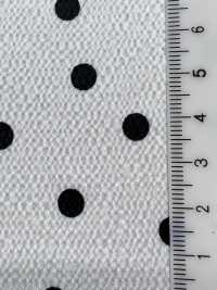 KKP9144-W-SB-184 Stretch Hammer Satin Wide Width Random Dot[Textile / Fabric] Uni Textile (Komon Kobo) Additional Images