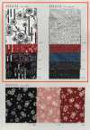 B88333Z Uneven Thread Cloth, Indigo Antique Fabric, Half-fold