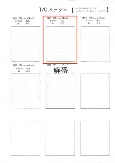 T750 T/C Mesh