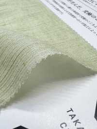 KYC446-2 Linen Blend Yarn Dyed Pique (Takashima Chijimi)[Textile / Fabric] Uni Textile (Komon Kobo) Additional Images