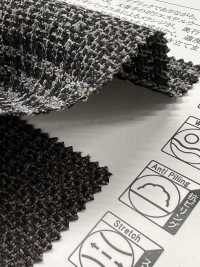 43506 LANATEC®️ Lab Tweed Twill Glen Check[Textile / Fabric] SUNWELL Sub Photo