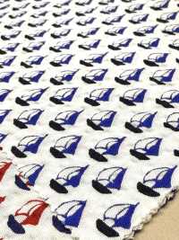 82169 Ripple Cross The Sea Is A Man's Nostalgia Yacht Komon[Textile / Fabric] VANCET Sub Photo