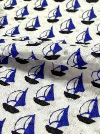 82169 Ripple Cross The Sea Is A Man's Nostalgia Yacht Komon[Textile / Fabric] VANCET Sub Photo