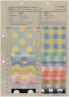 88160 Linen Linen Canvas Colorful Sandwich