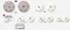 ASP0022 Nylon Resin/brass Snap Button Buttons