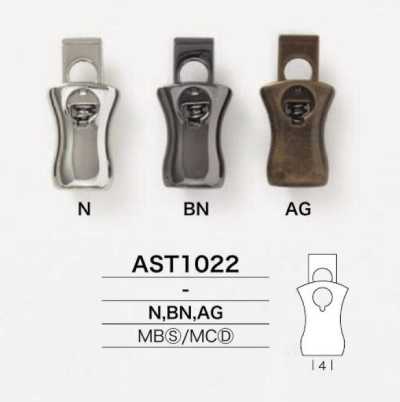 AST1022 Brass Spring/die-cast Tubular Cord Lock