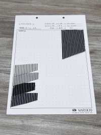 MK3222 Cordlane Stripe[Textile / Fabric] Marukyo Textile Sub Photo